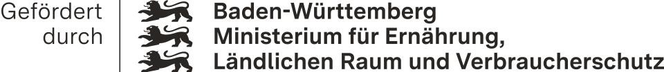 Logo gefördert durch Ministerium für Ernährung, Ländlichen Raum und Verbraucherschutz Baden-Württemberg