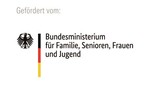 Logo gefördert vom Bundesministerium für Familie, Senioren, Frauen und Jugend
